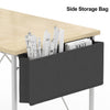 L-Shaped Corner Computer Desk Large PC Table Workstation with Storage Bookcase
