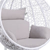 Garden Swing Chair Hanging Egg Chair Patio Hammock Chair w/ Stand Indoor Outdoor