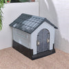 Large Outdoor Indoor Garden Pet Puppy Dog Animal Shelter Plastic Kennel House UK
