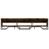 TV Cabinet Smoked Oak 180x34x41 cm Engineered Wood