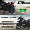 Kids Ride On Motorcycle 12V Electric Battery Powered Ride On Bike w/ LED Lights
