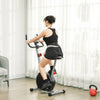 Stationary Exercise Bike 8 Level Magnetic Resistance Heart Rate Sensor Wheels