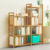 3/4/5 Tier Bamboo Shoe Rack Footwear Organiser Wooden Book Storage Shelves Stand
