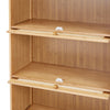 Bamboo Bookcase Book shelf Shelving Display Unit Rack Storage Shelves Cabinet