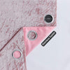 Crushed Velvet Curtains Eyelet Ring Top Ready Made Lined Pair Curtains