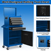 5-Drawer Rolling Tool Chest Organizer High Capacity Tool Storage Cabinet Box