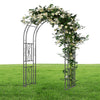 XXL Metal Garden Arch Lawn Arbor Trellis Climbing Plant Rose Double Tube Frame