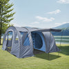 Family Tent 5-6 Person Tunnel Camping Tent Waterproof Shelter With Awning Canopy