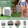 Outdoor Folding Side End Table Foldable Weather-Resistant HDPE Adirondack Table