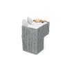 Storage Baskets Resin Wicker Woven Hamper Box Organiser Stairs Laundry UK