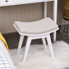 Dressing Chair Wooden Make-Up Stool Bedroom Vanity Bench With Sponge