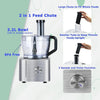 TopStrong 11-in-1 Food Processor 1100W – 3.2L Bowl with Chopper, Blender & Juice