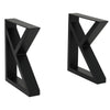 Cast Iron K Shape Table Legs Industrial 2Pcs Cafe Dining Table Desk Bench Legs
