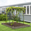 GAINOOM 200x150x197CM Black Tall Grape Vine Support Large Garden Arch Trellis