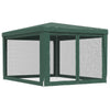 Bopdu Gazebo With Sidewalls Marquee Party Tent with 4 Mesh Sidewalls B8S7
