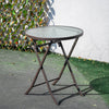 Garden Bistro Patio Furniture Set Folding Table Chairs Outdoor Indoor Rattan NEW