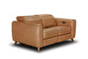 Nest Mai 2-Seater Sofa 2x Power Recline in Honey with Walnut Wood Legs RRP £3398