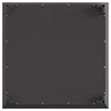 Fire Pit - Square Black 80x80x43 cm Steel
