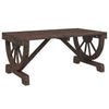 Garden Coffee Table Outdoor Patio Dining Solid Wood Fir
