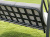 Florian 3 Seat Swing Hammock Charcoal & Light Grey Fast Free Delivery