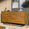 160cm Loft Retro Industrial Sideboard I Vintage Oak TV Unit Cabinet Cupboard