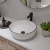 Bathroom Cloakroom Vanity Ceramic Wash Basin Sink Countertop / Wall Mount Modern