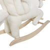 Children Plush Rocking Horse w/ Moving Sounds Riding Toy Kids Ride Seat Rocker