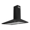 90cm Black Tower Chimney Cooker Hood Kitchen Extractor Fan In Stainless Steel