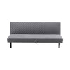 Modern 3 Seater Fabric Sofa Bed Click Clack Living Room Recliner Couch Sofa Grey
