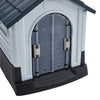 Weatherproof Large Pet House Plastic Dog Kennel Outdoor Animal Shelter UK