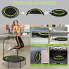 40" Mini Trampoline Foldable Fitness Trampolines with Height Adjustable Handle