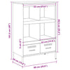 Highboard Olive Green 68x39x101.5 Cold-rolled Steel O8C7