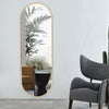 Full Length Wall Mirror Metal Frame Mirror Hanging Wall Mounted Living Room Gold