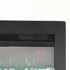 Electric Fire Wall Mounted Recessed 50inch Electric Fireplace 9 LED Color Flame