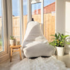 Snug Lounge Chair Beanbag - Pre-Filled Large Adults Bean Bag Chair Furniture