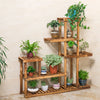Wooden Plant Flower Pot Display Holder Stand Shelf Storage Rack Indoor Outdoor