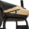 Charcoal BBQ Grill with Smoker Offset Steel Barrel Drum Outdoor Garden Camping