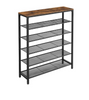 VASAGLE Mesh Shelves Shoe Organizer 45-3-533