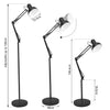 LED Floor Standing Lamp Adjustable Reading Floor Lamp Floor Light for Bedroom Mj