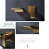 Bathroom Brass Wall Mounted Waterfall Spout Sink Faucet Basin Mixer Taps UK