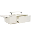 Coffee Table With Storage Lift Top Up Drawer Shelf Living Room Furniture White