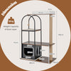 118 cm Tall Cat Tree Tower Large Cat Activity Center Indoor Climbing Furniture