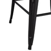 Vintage Metal Bar Table and 2/4 High Stools Chair Breakfast Bar Table Dining Set