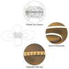 LED Ceiling Light Ring Fixture Dining Living Room Bedroom Dimmable Lamp UK stock