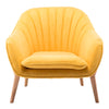 Upholstered Fabric Oyster Wing Back Armchair Soft Lounge Tub Chair Sofa Fireside