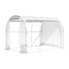 Large Walk-in Greenhouse Poly Tunnel Galvanised Garden Plants Grow Tent 3x2x2m