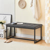 Velvet Padded Ottoman Stool Bed Bench Dining Bench Multicolor Livingroom Bedroom