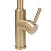 Golden Modern Kitchen Sink Mixer Tap with Pull Out Hose Spray Single Lever 360°