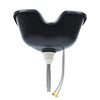 Hair Salon Back Wash Wall Mounted Black ABS Hairdressing Shampoo Basin Bowl