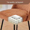 2X Breakfast Bar Stools Thickened Pad Linen Dining Chairs for Counter Kitchen